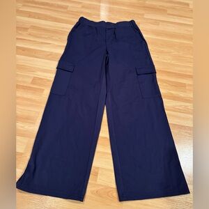 ZYIA Active Navy Blue Wide Leg Pants